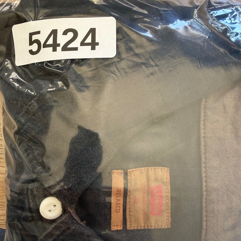 Levi's The Worker Shirt Mens XL Black Relaxed Fit Long Sleeve Denim Button Up - Picture 11 of 11
